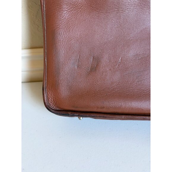 COACH Vintage Legacy Zip Camel 9966 Crossbody Zip Cognac Brown Bag - Picture 7 of 16